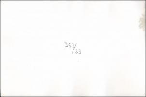 cca 1985 Munkásőrök, 2 db csoportkép, az egyik hátulján pecséttel jelzett (Antal István), különböző ...