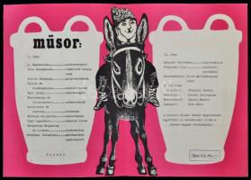 1967 Szovjet Állami Örmény Nagycirkusz prospektusa. Bp., Offset, 2 sztl. lev. Benne a teljes program...