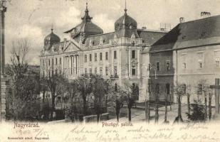 1903 Nagyvárad, Oradea; Pénzügyi palota. Sonnenfeld Adolf kiadása / Finance Palace (EK)