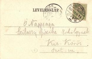 1903 Nagyvárad, Oradea; Pénzügyi palota. Sonnenfeld Adolf kiadása / Finance Palace (EK)