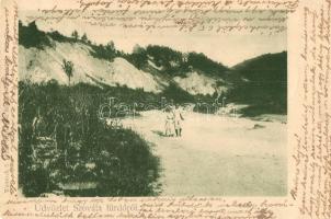 1901 Szováta, Sovata; Hegyi séta. Weinrich S. fényképész felvétele / walk on the hills (EK)