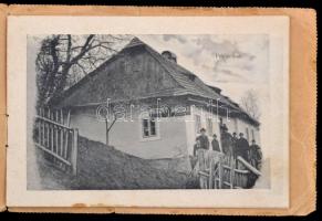 cca 1910 Selmecbánya képes füzet 8 képeslap méretű képpel