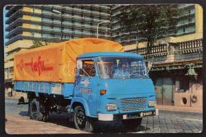 Autók, buszok, kamionok, közlkedés, mezőgazdaság 1970-es évek 39 db kártyanaptár