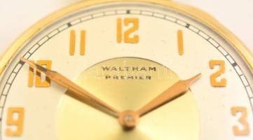 Walter premier mechanikus aranyozott fém zsebóra fém lánccal. Másodpercmutatóval, szép számlappal, m...