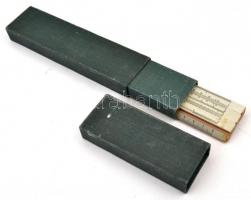 Kis bolha tétel: logarléc, saját tokjában + hajsütővas tartozékokkal