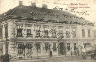 1915 Sárvár, Gyógyszertár a Megváltóhoz + K.u.K. Reservespital in Szombathely X. Krankenabteilung Katonaiápolás (EK)