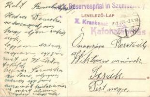 1915 Sárvár, Gyógyszertár a Megváltóhoz + K.u.K. Reservespital in Szombathely X. Krankenabteilung Ka...