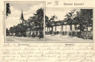 1905 Kálóz, Református templom, Községháza