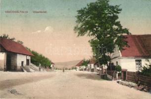 Vámosgálfalva, Gallendorf, Ganesti; utcakép. Fogyasztási Szövetkezet kiadása / street view (fl)