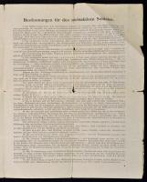 1915 Katonai igazolványi lap, Sopron, Kiegészítő Körzeti Parancsnokság, a hajtás mentén szakadással,