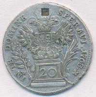 Ausztria 1763W-I 20kr Ag "I. Ferenc" (6,49g) T:3 ly. 
Austria 1763W-I 20 Kreuzer Ag "...