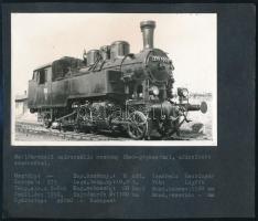 1908, 1959 Abt rendszerű fogaskerekű mozdony és mellékvonali univerzális mozdony, Bécsi Mozdonygyár ...