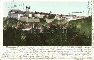 1904 Veszprém, vár nyugati oldala