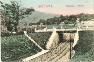 1907 Budapest II. Hűvösvölgy, villamos híd
