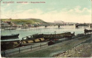 1909 Budapest, Margit híd, Pesti rakpart