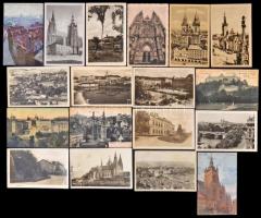 39 db RÉGI cseh városképes lap / 39 pre-1945 Czech town-view postcards