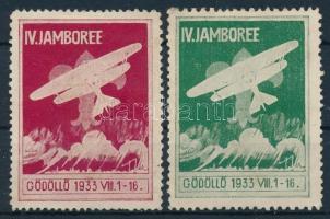2 db Jamboree repülős levélzáró