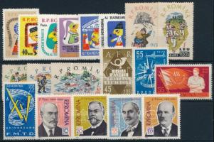 1960-1961 3 sets + 3 stamps, 1960-1961 3 klf sor + 3 klf önálló érték