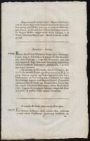 1822 Körözött személyek személyleírásai, magyar, német és latin nyelven, 4 p