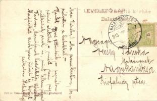 Balatoni élet, Csónakázók, evezősök, kenu + Katonai kisegítő kórház Balatonboglár (EB)