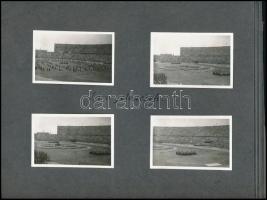 1953 aug. 20. Budapest, Népstadion ünnepélyes megnyitója, 24 db korabeli fotó, egy részük kartonra r...