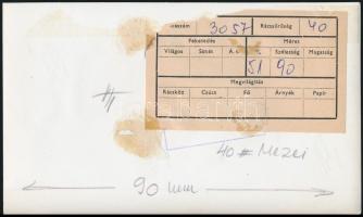 cca 1959-1965 DB Köf 11 osztályú mozdony, retusált fotó, 10,5×18 cm / The DB railways Köf III class ...