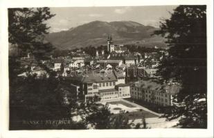 1925 Besztercebánya, Banská Bystrica; tér / square. photo