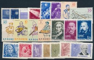 1961-1963 6 sets + 1 stamp, 1961-1963 6 klf sor + 1 önálló érték
