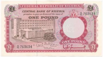 Nigéria 1967. 1Ł T:I- Nigeria 1967. 1 Pound C:AU