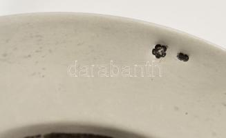 Ezüst (Ag.) tálka, jelzett, d: 10,5 cm, nettó:50 g