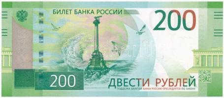 Oroszország 2017. 200R Krími emlékkiadás T:I 
Russia 2017. 200 Rubles Crimean Commemorative Issue C...