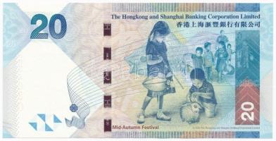 Hongkong 2014. 20$ "Hongkong and Shanghai Banking Corporation Limited" T:I
Hong Kong 2014...