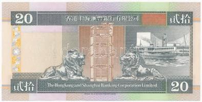 Hongkong 1993. 20$ T:I
Hong Kong 1993. 20 Dollars C:UNC