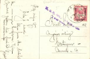 Rahó, Rahau, Rakhiv (Máramaros); Vasútállomás. Feig Bernátné kiadása  / railway station