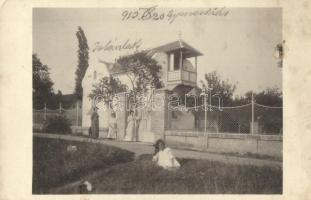 1913 Gyenesdiás, Jolán-lak. photo (EK)