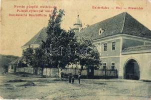 Balázsfalva, Blasendorf, Blaj; Román püspöki rezidencia. W. L. 1857. / Palatul episcopal roman / Rumänische Bischöfliche Residenz / Romanian bishops palace (fa)