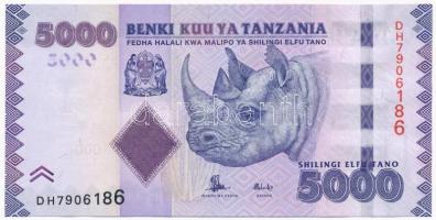 Tanzánia 2015. 5000Sh T:I Tanzania 2015. 5000 Shillings C:UNC