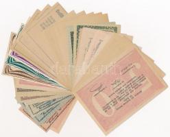Ausztria 1920-1921. 30db-os papír szükségpénz tétel T:I,I- Austria 1920-1921. 30pcs of paper necessi...