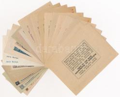 Ausztria 1920-1921. 30db-os papír szükségpénz tétel T:I,I- Austria 1920-1921. 30pcs of paper necessi...