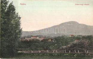Nyitra, Nitra; Zobor-hegy részlete. Iritzer Zsigmond kiadása / Zobor mountain (fa)