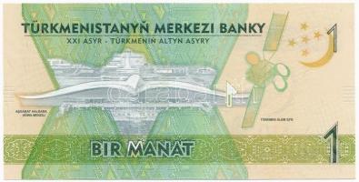 Türkmenisztán 2017. 1M T:I
Turkmenistan 2017. 1 Manat C:UNC