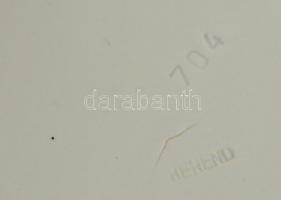 Herendi porcelán tálka, 4 db, jelzett (mélynyomás), hibátlan, d: 13,5 cm