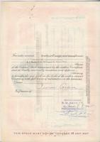 Amerikai Egyesült Államok 1937. "United Printers and Publishers Inc." névre szóló részvény...