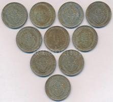 1938. 2P Ag Madonna (10x) T:2 patina  Adamo P7