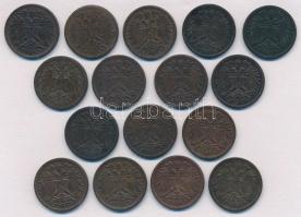 Ausztria 1893-1915. 2h Br (16xklf) T:2-3
Austria 1893-1915. 2 Heller Br (16xdiff) C:XF-F