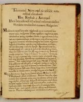 cca 1750 Régi  magyar halotti beszédek lejegyzetelve. Kb 100 beírt oldalon magyar és latin nyelvű, é...