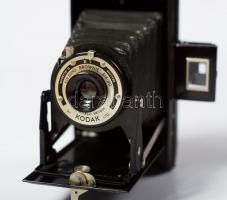 cca 1940 Kodak Six-20 Folding Brownie fényképezőgép, Kodette II zárral, eredeti dobozában, működőkép...