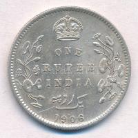 Brit-India 1906. 1R Ag "VII. Eduárd" T:2,2-
British India 1906. 1 Rupee Ag "Edward V...
