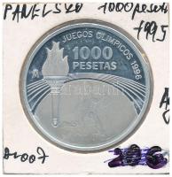 Spanyolország 1995. 1000P Ag "XXVI. Nyári Olimpia" T:PP
Spain 1995. 1000 Pesetas Ag "...
