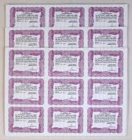 Budapest 1991. "Richter Gedeon Vegyészeti Gyár Rt." kitöltetlen, elsőbbségi részvény 1000F...